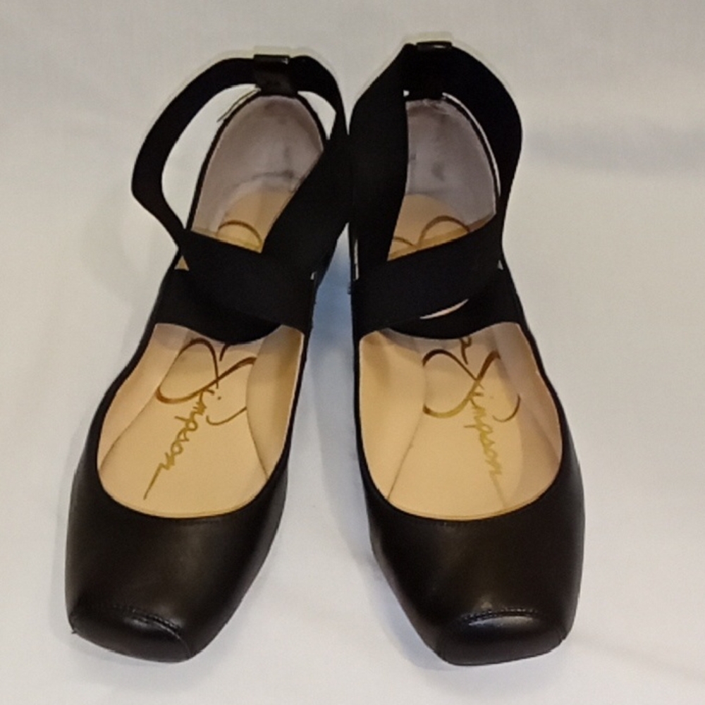 Jessica Simpson Black Ballet Flats